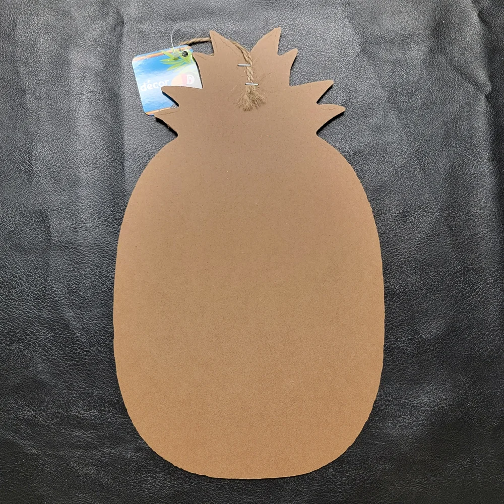 Island Time Pineapple Wall Decor with Palm Tree